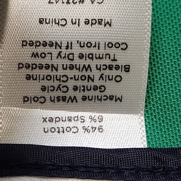 Capri Cotton blend Green color Slim fit Size 8p TALBOTS - Picture 8 of 13